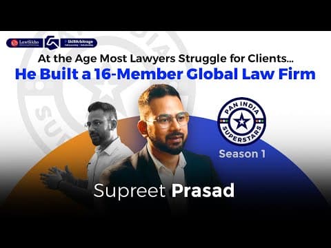 First-Gen Lawyer to Global IP Law Firm Founder | Supreet Prasad’s Journey to $5K+/Month Success