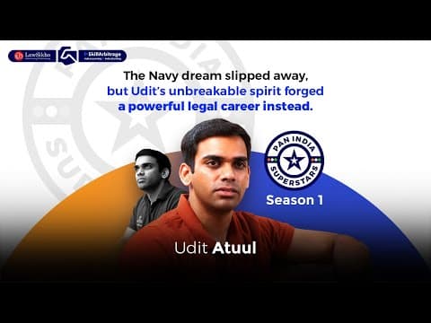Udit’s Story: A First Gen Lawyer Who Didn’t Wait for Opportunities I Pan India Superstars