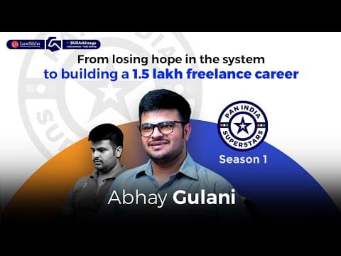 From losing hope in the system to building a 1.5 lakh freelance career | Abhay Gulani’s Story